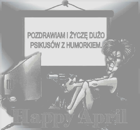 Kobieta strzelająca do monitora